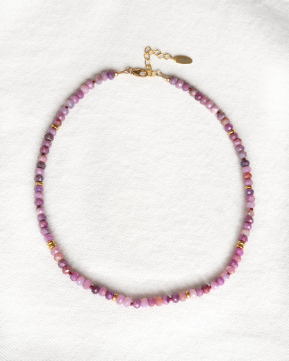 Fleur Ruby Necklace